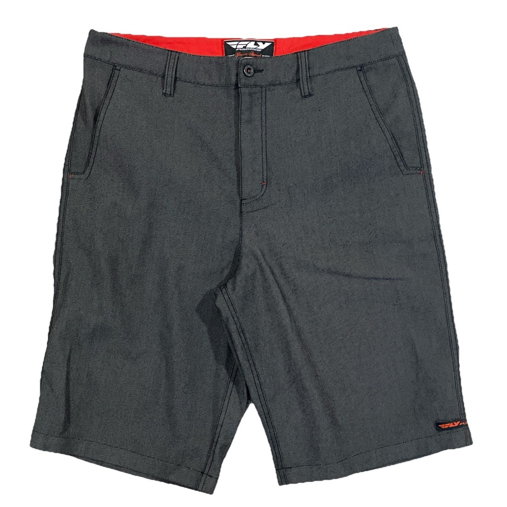 Men's‎ Fly Racing Genuine Apparel Charcoal Gray 32x11 Shorts
